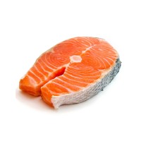 Salmon Cut into Chunks
